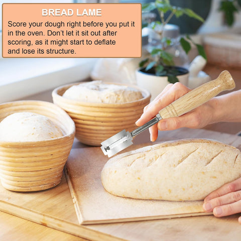 RFAQK Bread Proofing Baskets for Sourdough & Sourdough Kit, 9 inch Round 2 PACK ( UPC: 198168537329 )