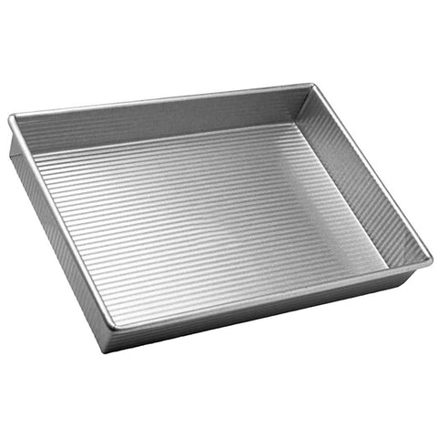 Rectangular Cake Pan, 9 x 13 inch, Nonstick & Quick Release Coating, Made in the USA from Aluminized Steel
