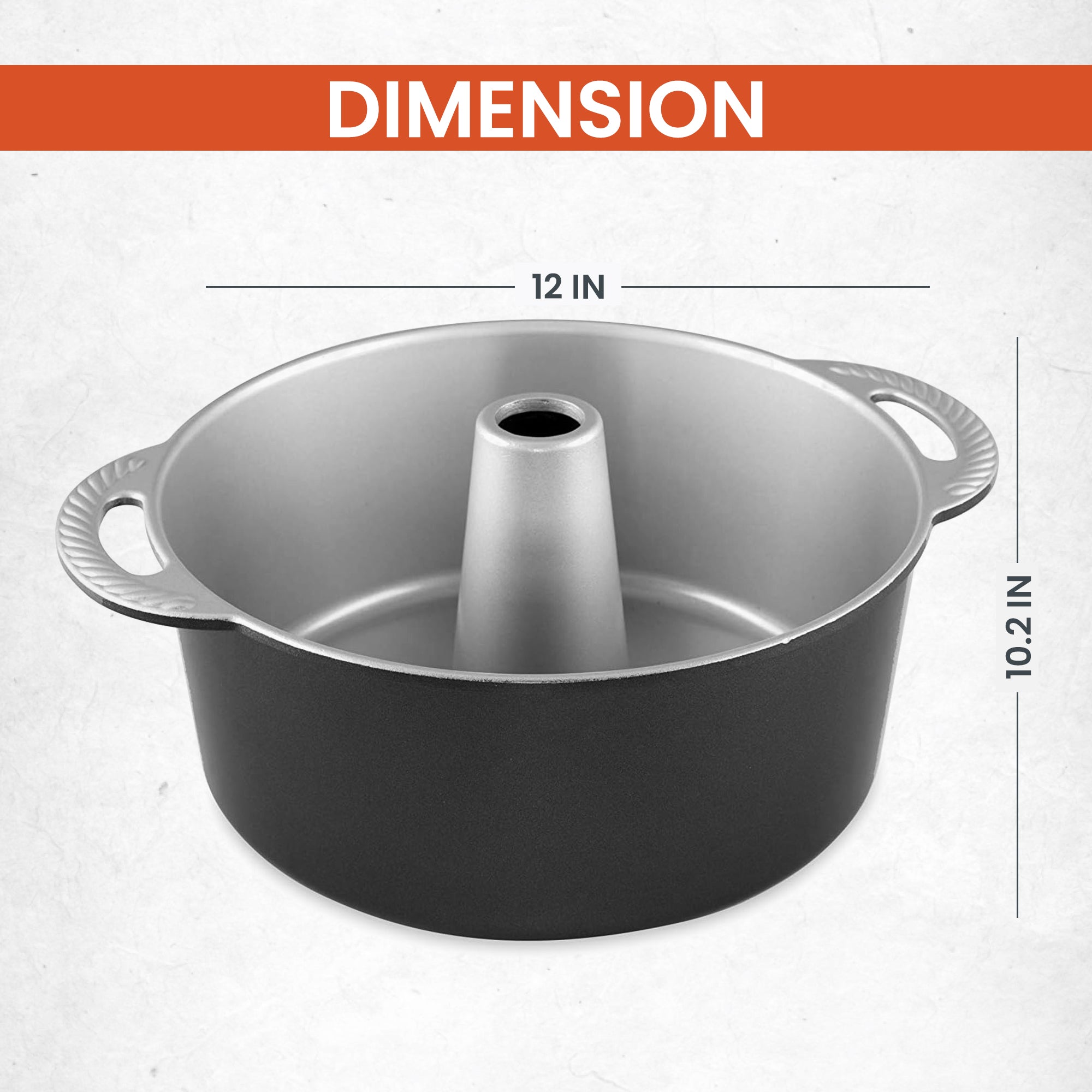 Stainless Steel Walmart Angel Food Cake Pan Non Stick Angel Food