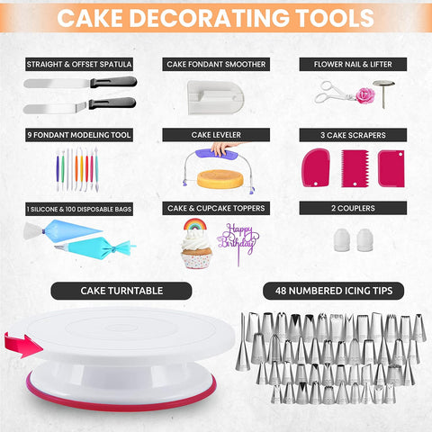 360 PCs Cake Decorating Kit