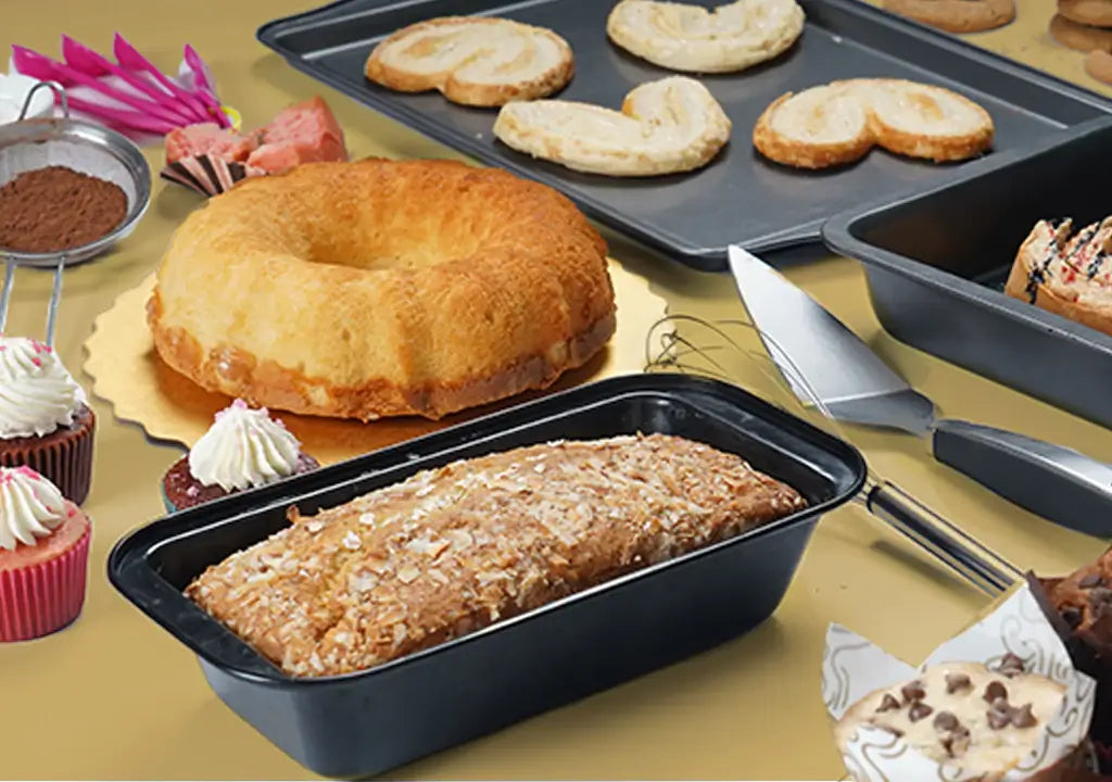 RFAQK 100pcs Cake Pan Set for Baking + Cake Decorating Supplies: 3