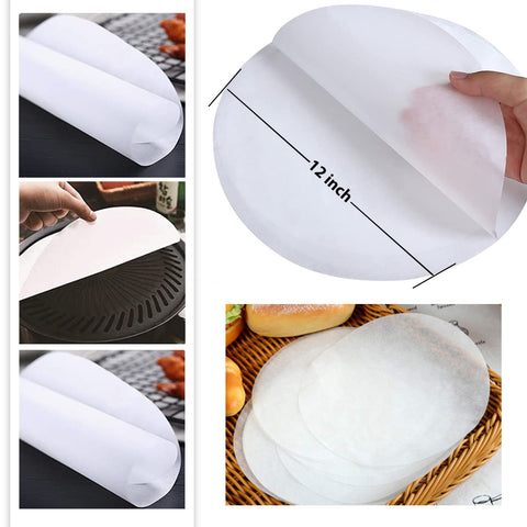 100 pcs Parchment Papers (12 inches)- RFAQK Cake Baking Accessories