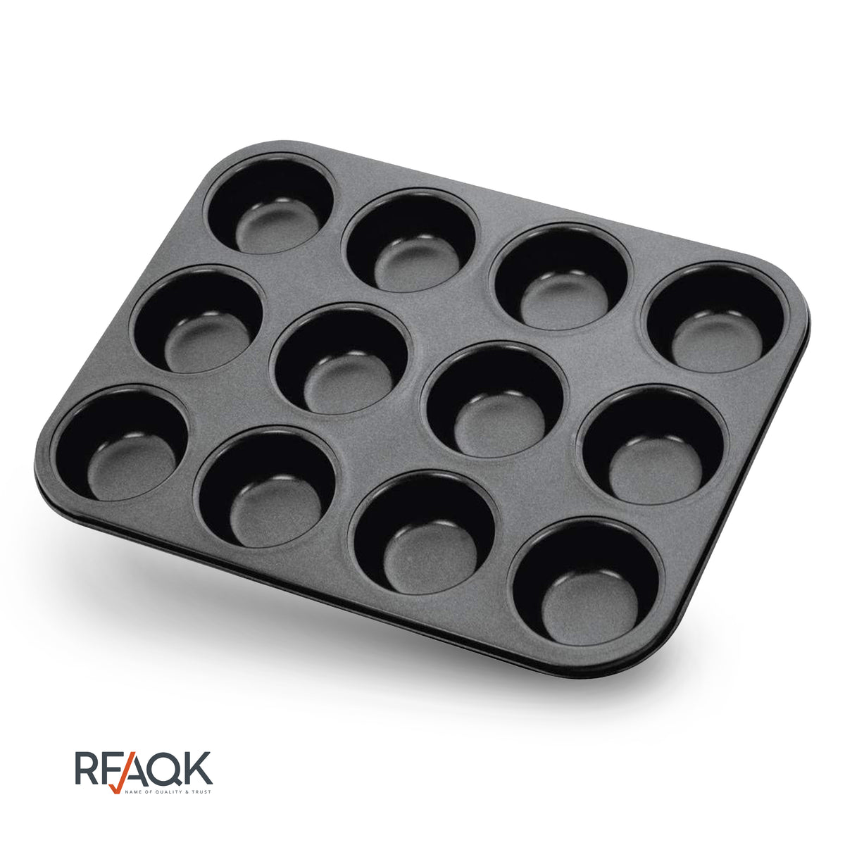 12 Slots Non-stick cupcake baking tray -RFAQK