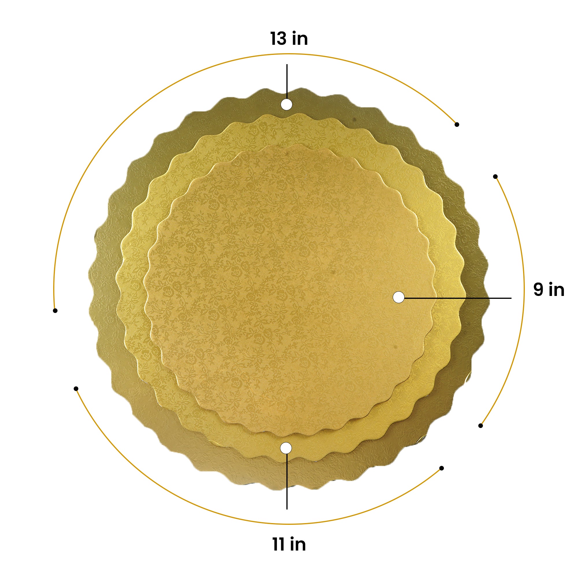 3 Cake boards - cake decorations and accessories - RFAQK