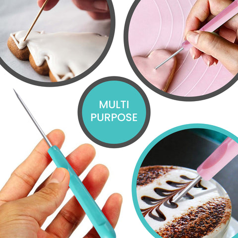 4Pcs Sugar Stir Needle Scriber - cake design accessories - RFAQK