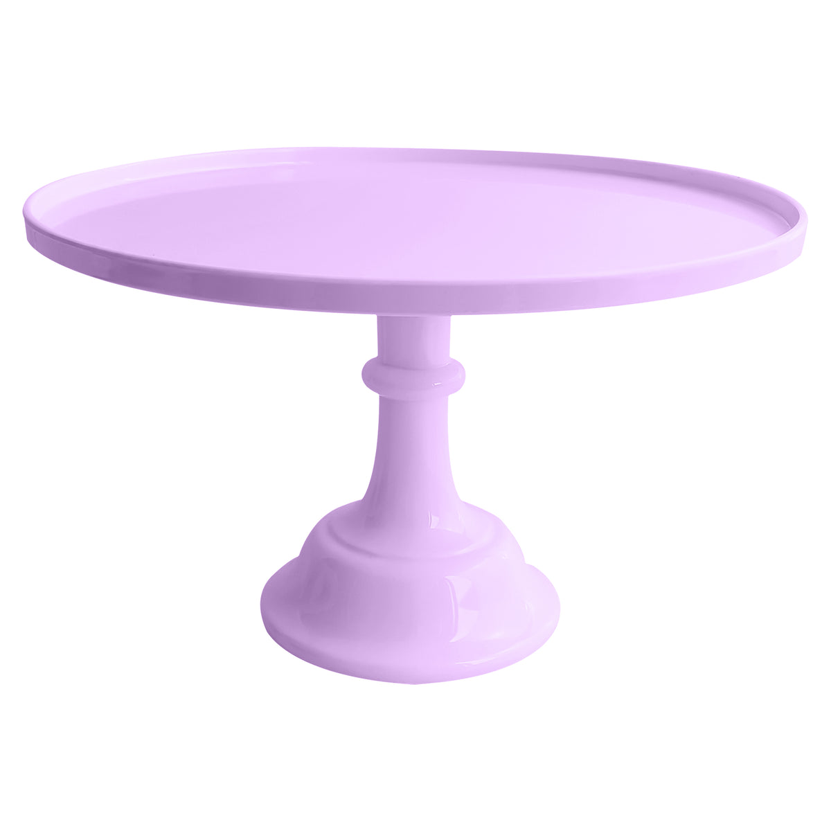 Melamin Cake Stand with lid  Purple (11 inches) -RFAQK