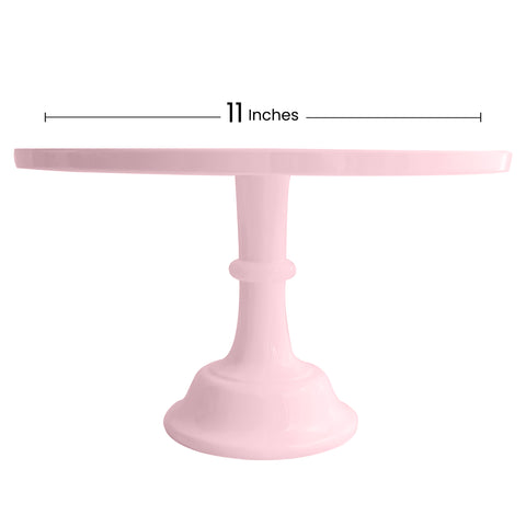 Melamine Cake tray pink (11 inches) -RFAQK